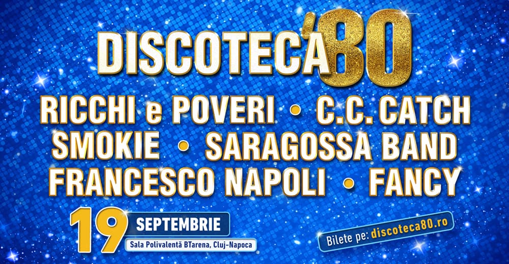 Discoteca ’80 Cluj 2026