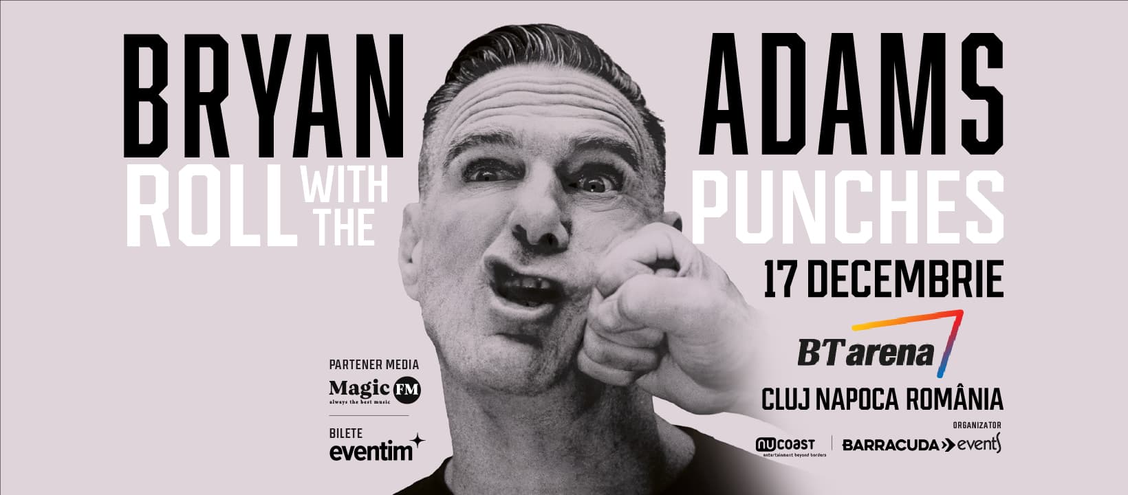 CONCERT BRYAN ADAMS – ROLL WITH THE PUNCHES TOUR