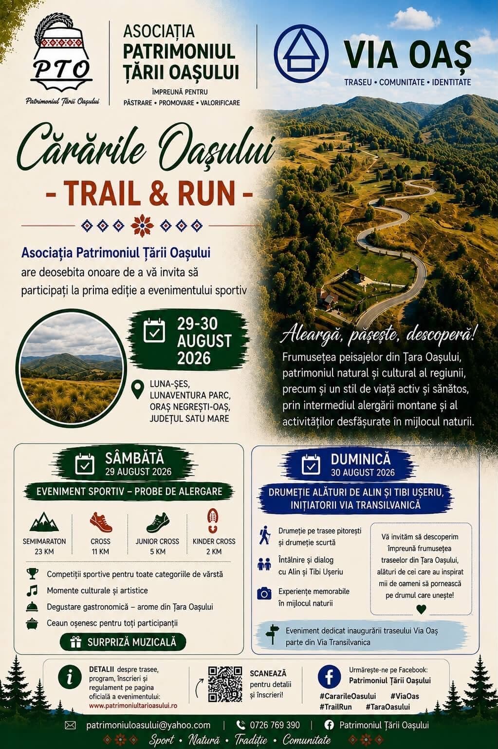 Cărările Oașului 2026 - Descriere, locație, curse, trasee și hărți GPX