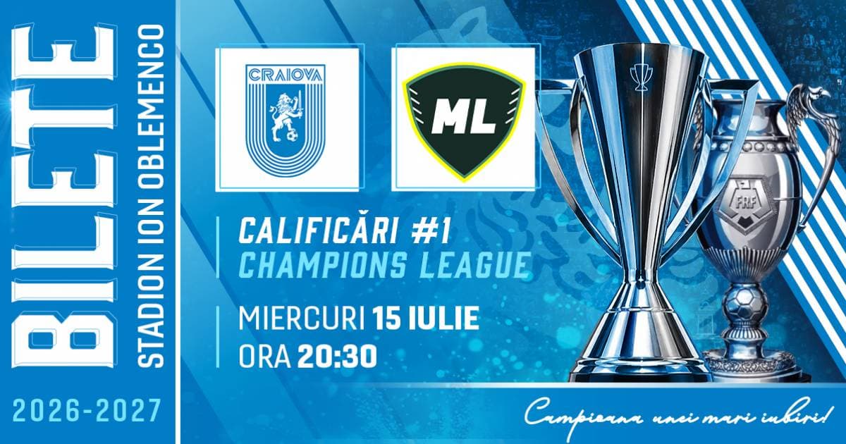 Bilete UNIVERSITATEA CRAIOVA - LEVSKI SOFIA