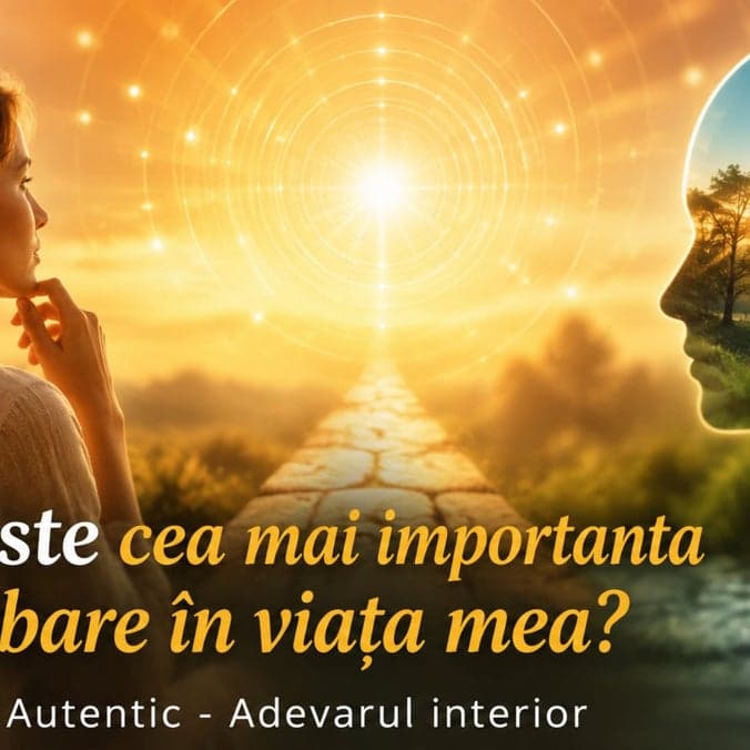 Care este cea mai importantă întrebare acum în viața mea?