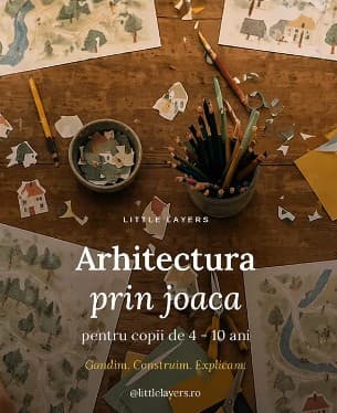 Atelier de arhitectură pentru copii (7-10 ani)