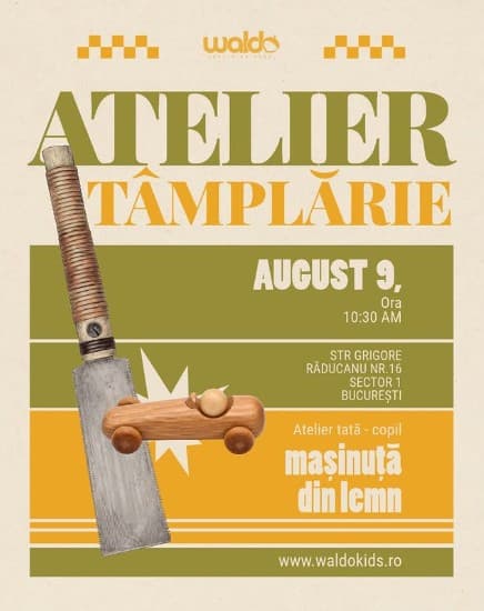Atelier Micii Tâmplari: Mașinuța din lemn