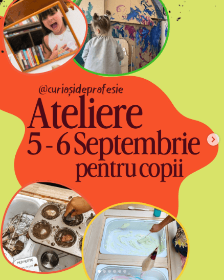 Atelier pentru copii Curioși de profesie – Mud Kitchen