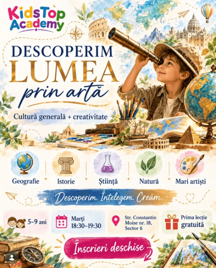 Descoperim lumea prin artă