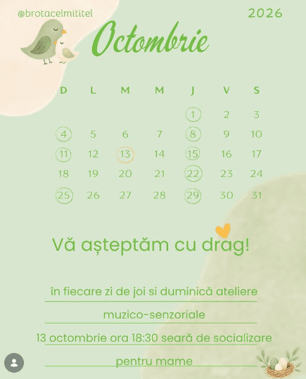 Atelier muzico-senzorial părinte-copil