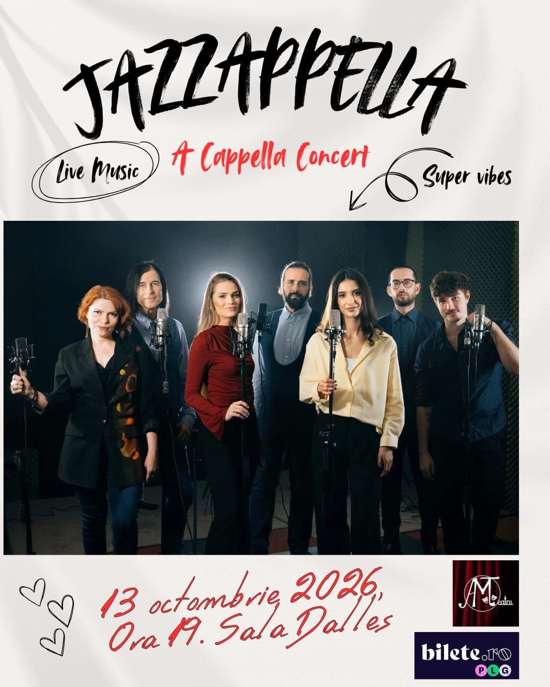 Jazzapella - Concert jazz a capella - 13 oct 2026