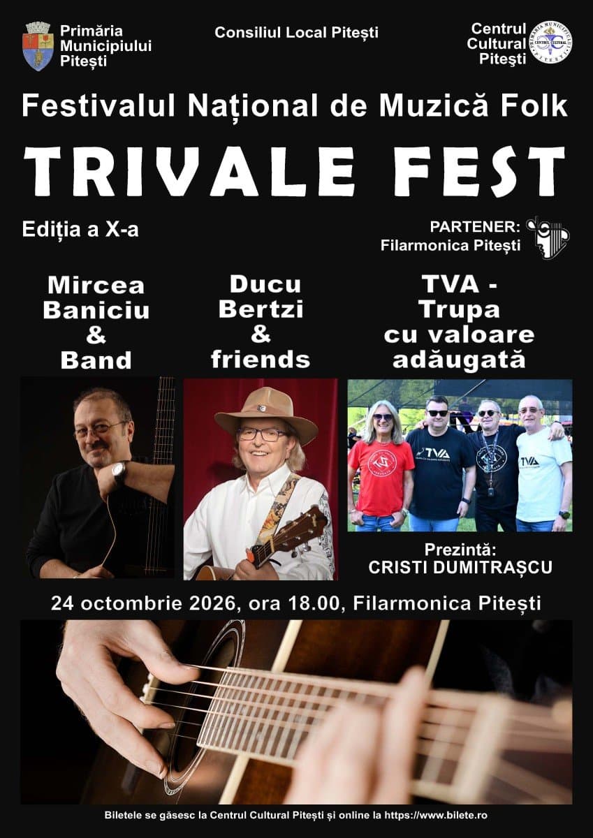 Festivalul National de Muzica Folk Trivale Fest - 24 oct 2026