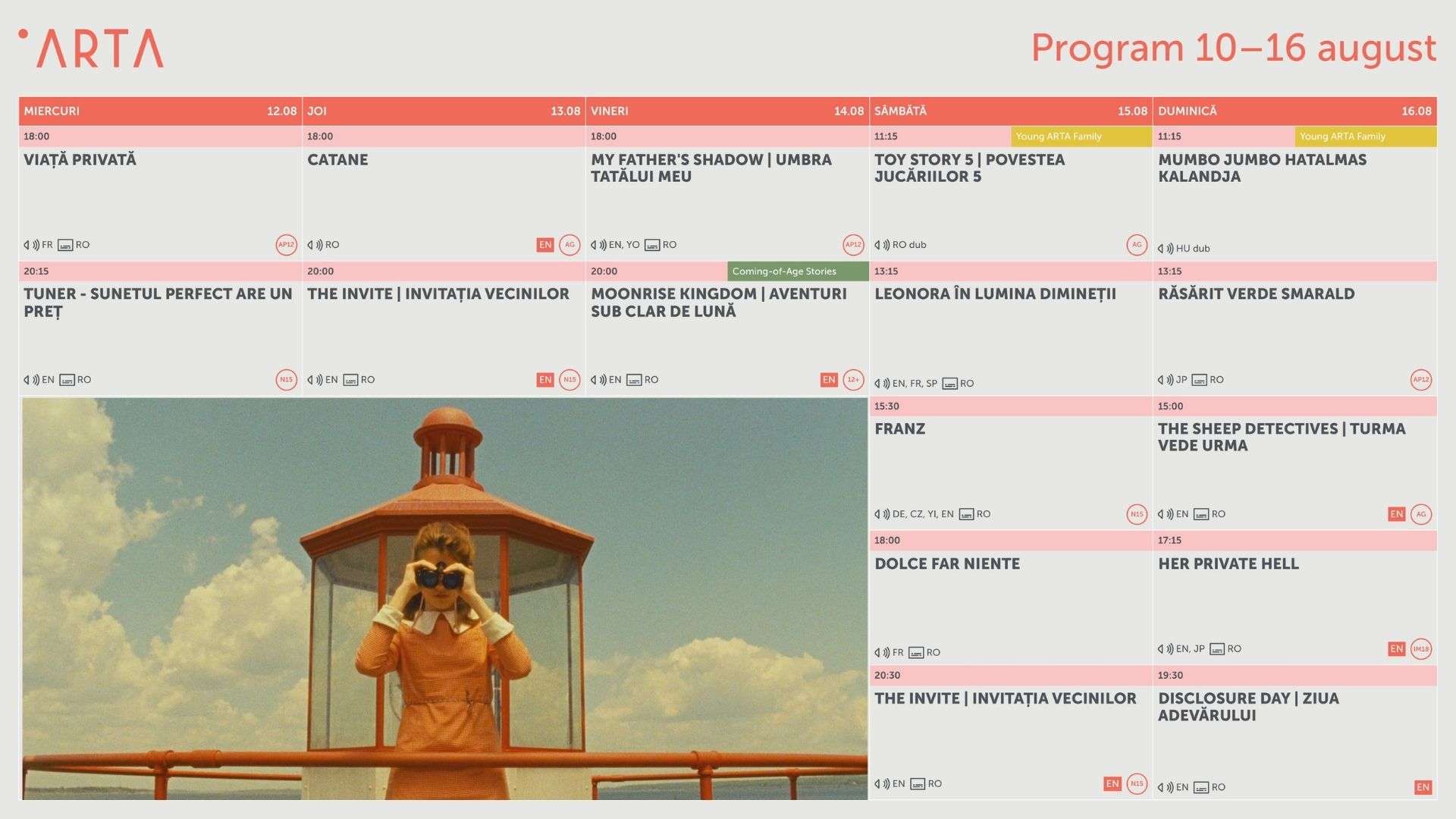 Program Cinema ARTA