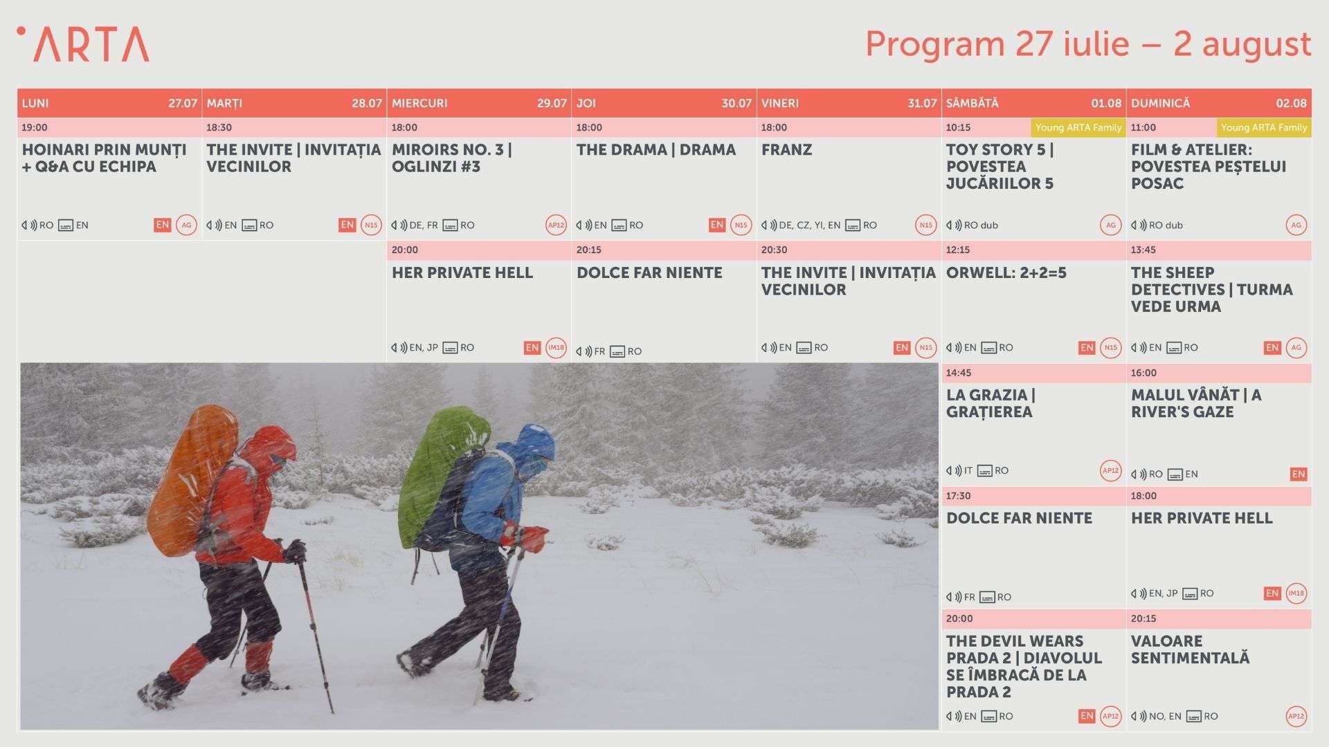 Program Cinema ARTA
