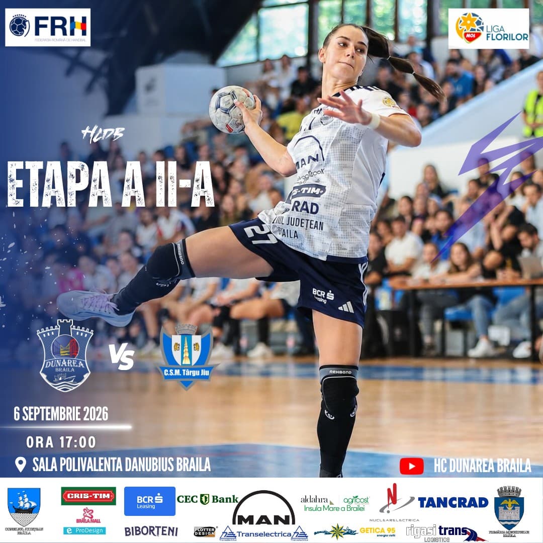 HC DUNĂREA BRĂILA - CSM TG. JIU - HANDBAL FEMININ