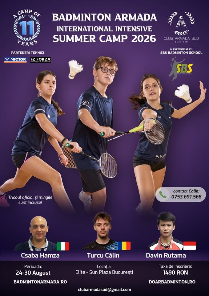 Badminton Armada Intensive Summer Camp 2026