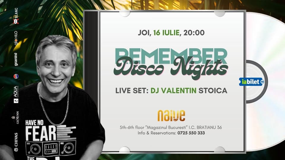 Remember Disco Nights w/ DJ Valentin Stoica