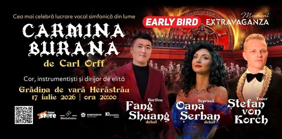 "Carmina Burana" - Bucureşti la Grădina de Vară Herăstrău