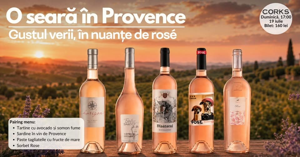 O seară în Provence | Gustul verii în nuanțe rosé