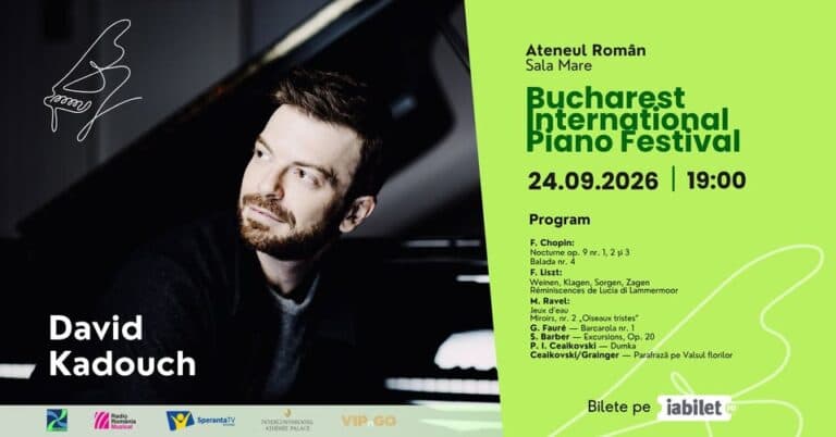 David Kadouch – Recital de pian | Bucharest International Piano Festival