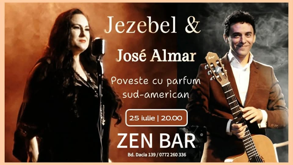 Jezebel & José Almar live pe terasa Zen Bar