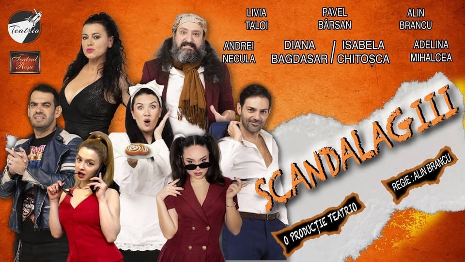 Spectacol de teatru-comedie „Scandalagiii”