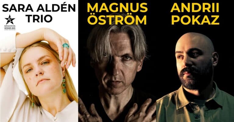 Magnus ÖSTRÖM & Andrii POKAZ / Sara ALDEN Trio / JAZZAMBASSADEN la Jazz Fan Rising BUCUREȘTI
