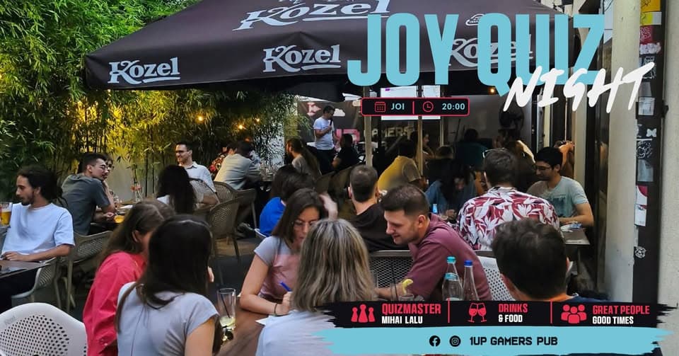 JOY Quiz Night cu Quiz Master Mihai Lalu