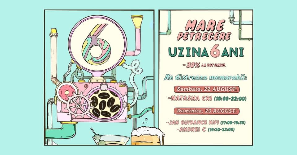 UZINA COFFEE 6 ANI | Cafea, Muzică, Prieteni & Spirit Alternativ