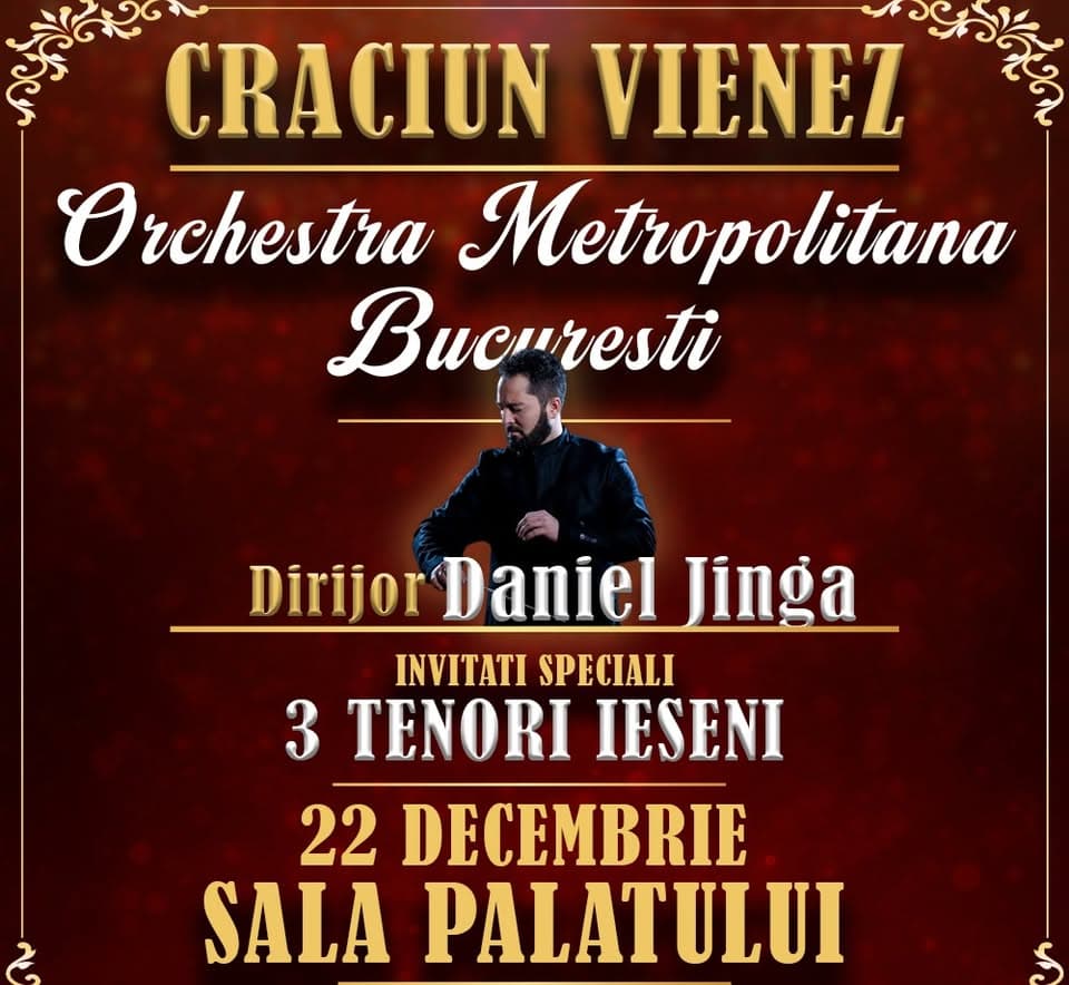 CRACIUN VIENEZ cu Orchestra Metropolitană București - Sala Palatului