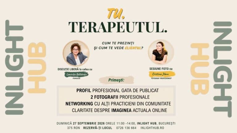 Tu, terapeutul. Cum te prezinți și cum te vede clientul?