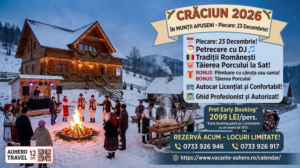 Magia iernii pe malul Dunării: Târgul de Crăciun din Brăila Excursie 1 zi