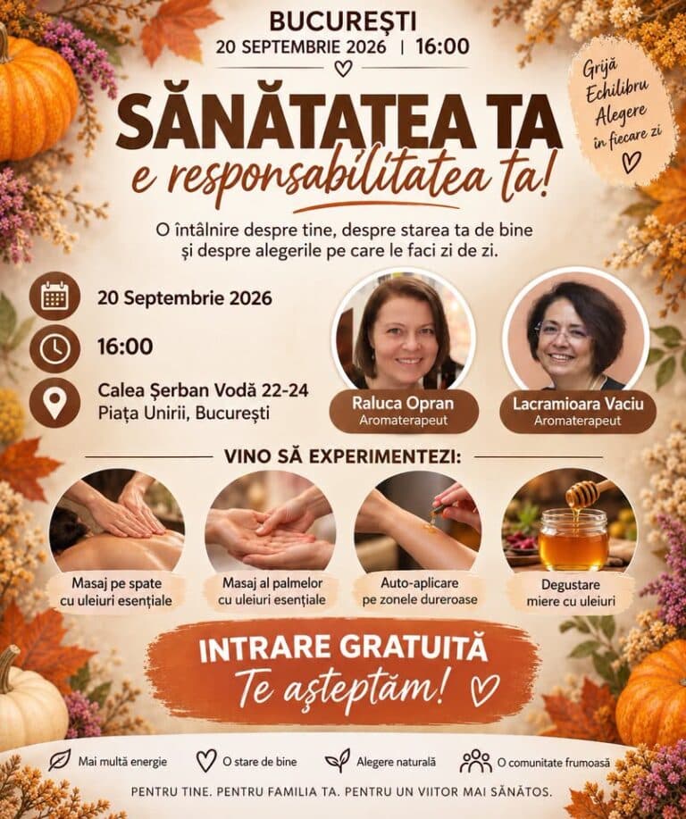 Sănătatea ta e responsabilitatea ta | București