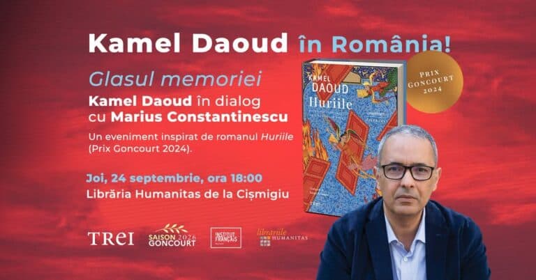 Kamel Daoud la București – întâlnire cu cititorii la Librăria Humanitas de la Cișmigiu