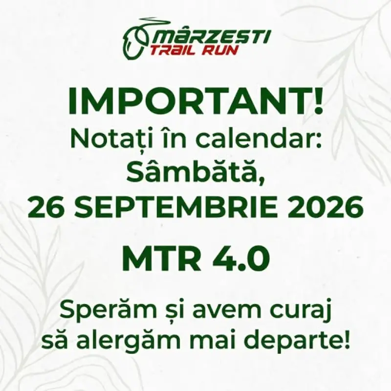 MÂRZEŞTI TRAIL RUN 2026
