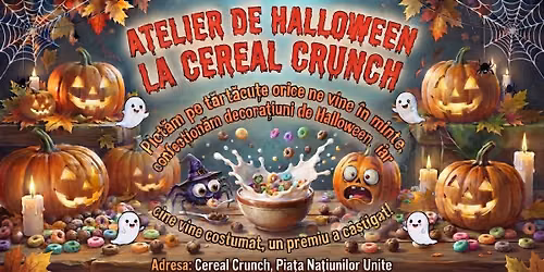 Atelier de Halloween la Cereal Crunch Națiunile Unite