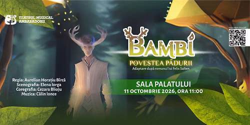 🦌 Bambi - Povestea Pădurii - Spectacol muzical pentru copii