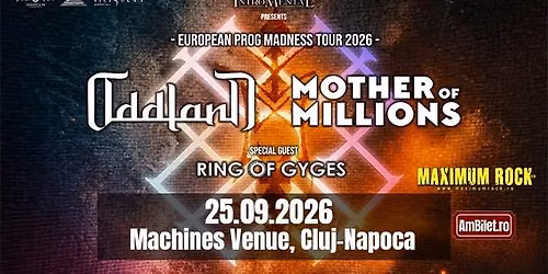 Oddland, Mother Of Millions, Ring Of Gyges / Machines Venue, Cluj-Napoca