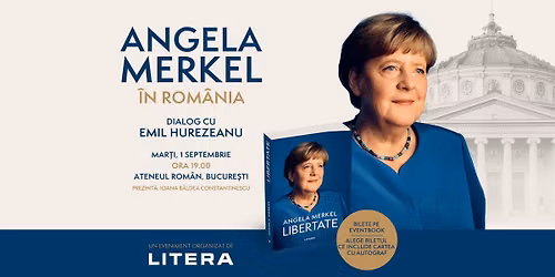 Angela Merkel în România: În dialog cu Emil Hurezeanu | Lansarea memoriilor „LIBERTATE”