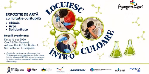Locuiesc într-o culoare - Expoziție caritabilă