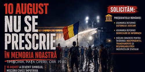 10 august într-un stat capturat!