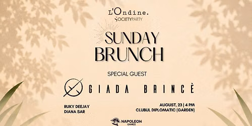 SUNDAY BRUNCH at Clubul Diplomatic