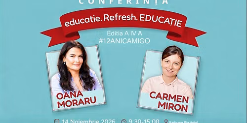 Conferința educație. Refresh. EDUCAȚIE
