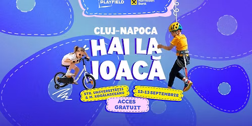 Urban Playfield I Cluj-Napoca, hai la joacă!