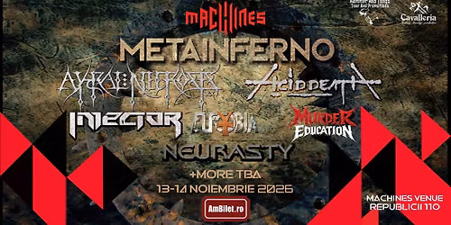 ⛓️METAINFERNO FEST <13-14> NOV⛓️ | Machines Venue