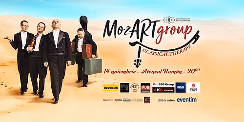 MozArt Group - Classical Therapy, cu simțul umorului perfect acordat la Ateneul Român, 14 noiembrie