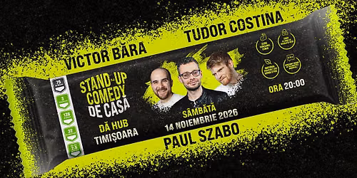 Stand-up Comedy de casă @DĂ HUB Timișoara