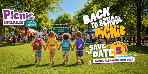 Picnic în Familie - ediția Back to School | 5 septembrie 2026