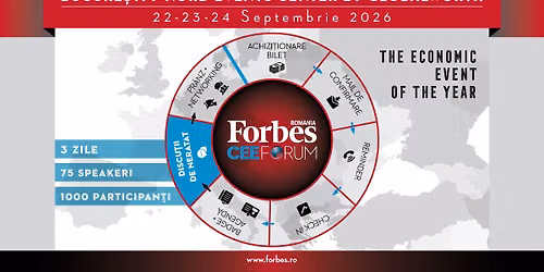 Forbes Romania CEE Forum 2026. At the Turning Point