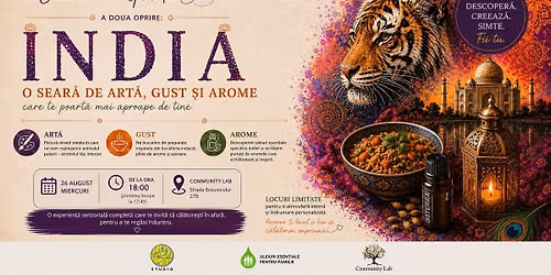 Călătorie înspre tine. Prin gust, aromă și culoare. - Atelier experențial-