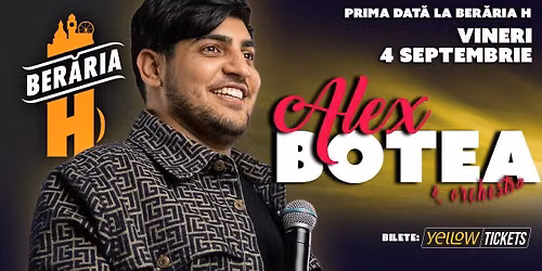 Alex Botea LIVE la Berăria H – pentru prima dată în concert