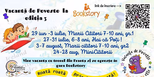 VACANȚA de POVESTE la BOOKSTORY este!