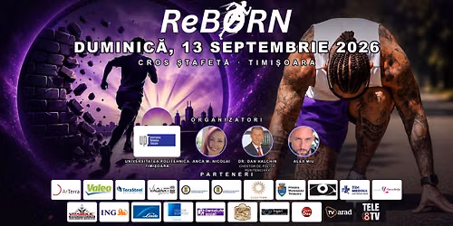 Crosul ReBORN Timișoara 2026 | Cursă Caritabilă