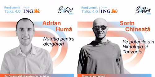 RunSummit Talks 4.0 powered by ING: Nutrition & Hiking